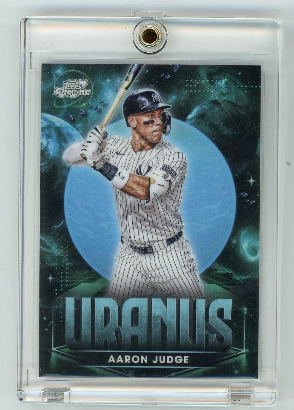 Aaron Judge 2025 Topps Cosmic Chrome Planetary Pursuit Uranus