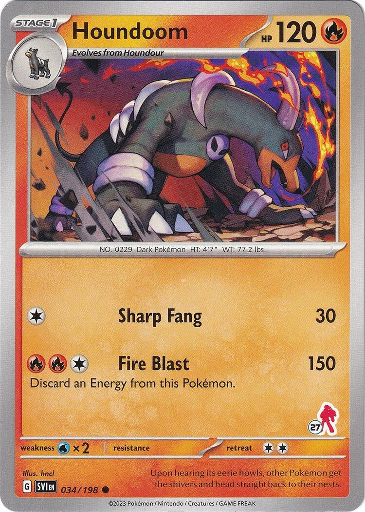 Houndoom - Armarouge 27 (034/198) (Battle Academy 2024) (BA24)