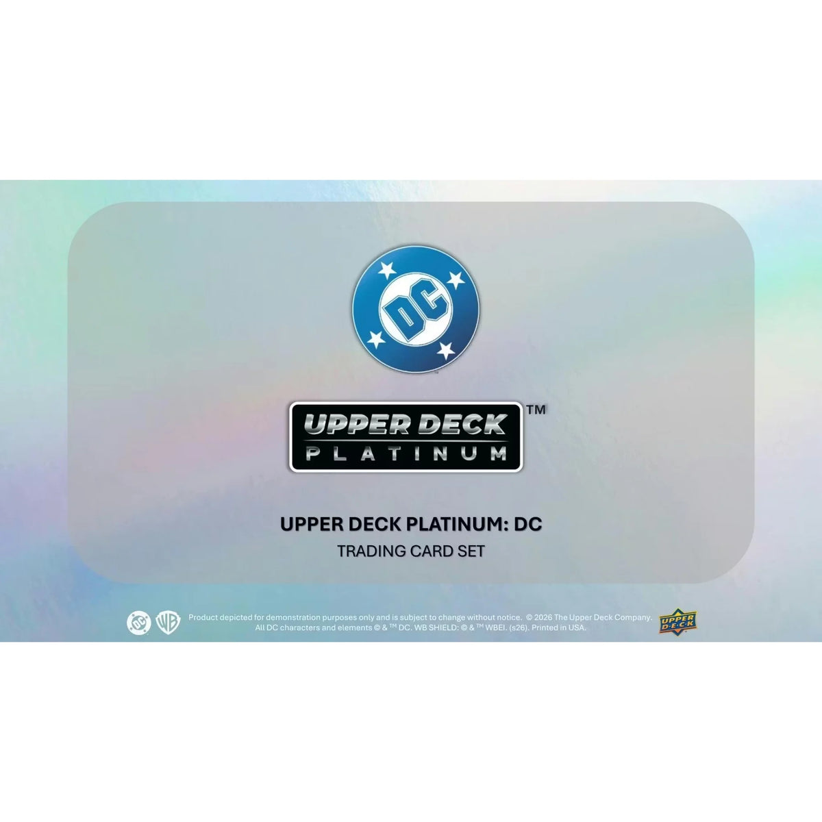 2026 Upper Deck DC Platinum Hobby 16 Box Case [Contact Us To Order]