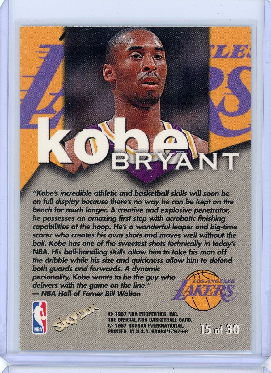 Kobe Bryant 1997 SkyBox NBA Hoops Talkin' Hoops