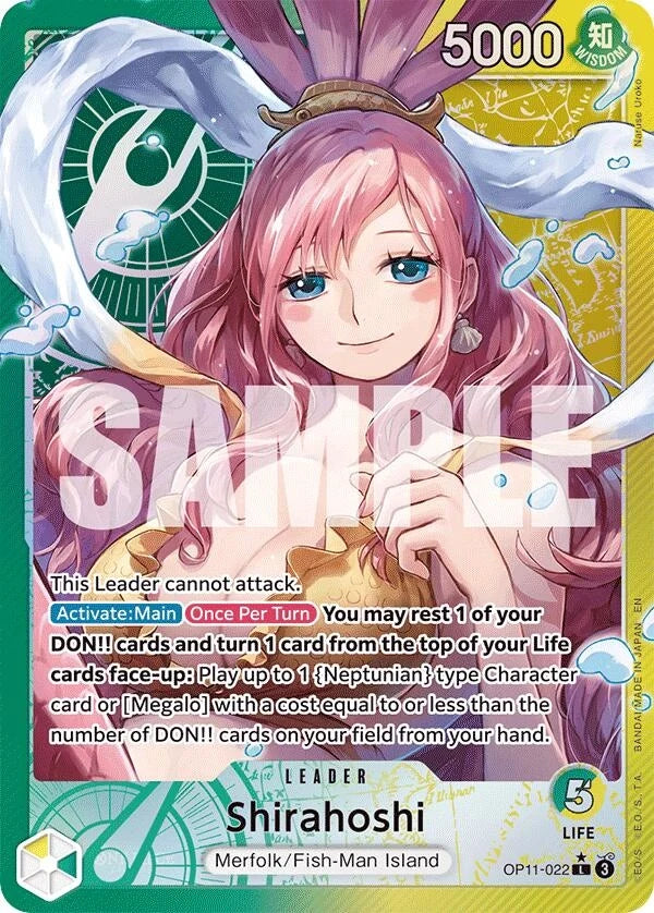 Shirahoshi (022) (Alternate Art) (OP11-022) (A Fist of Divine Speed) (OP11)
