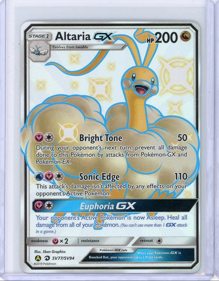 Altaria GX 2019 Pokémon Hidden Fates #SV77/SV94