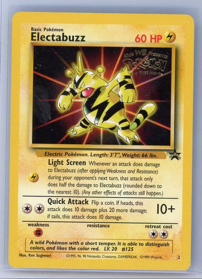 Electabuzz 1999 Pokémon The First Movie Black Star Promo #2