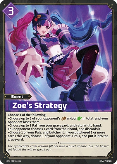 Zoe's Strategy (EBP01-095) (Dawn of Palpagos) (EBP01)