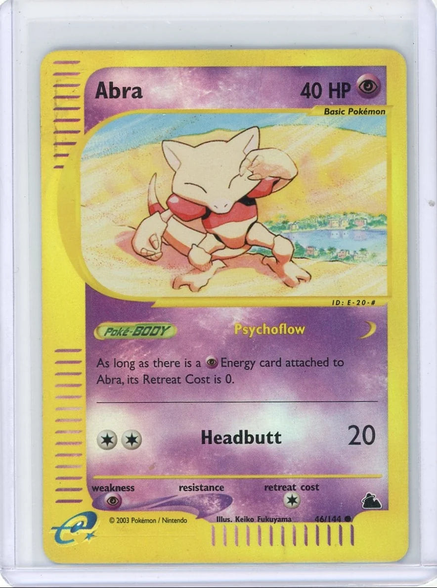 Abra Pokémon Skyridge Reverse Holo #46/144 (DMG)