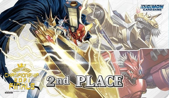 Digimon Card Game: 2021 Final Championships 2nd Place Playmat