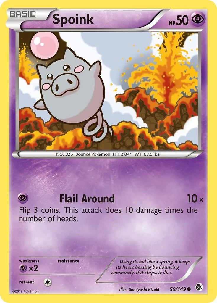 Spoink (59/149) (Boundaries Crossed) (BCR)