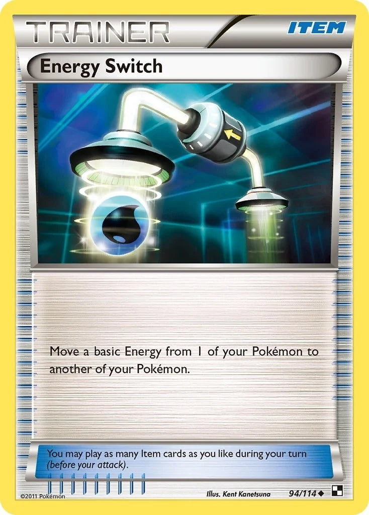 Energy Switch (94/114) (Black and White) (BLW)