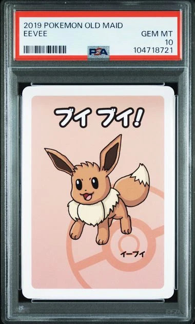 Eevee 2019 Pokemon Old Maid PSA 10
