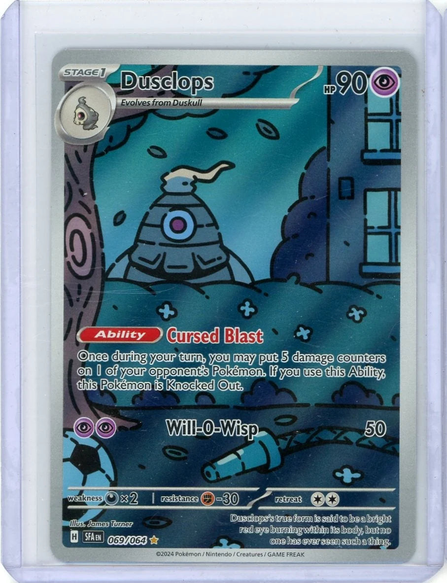 Dusclops 2024 Pokemon Shrouded Fable Illustration rare #069/064