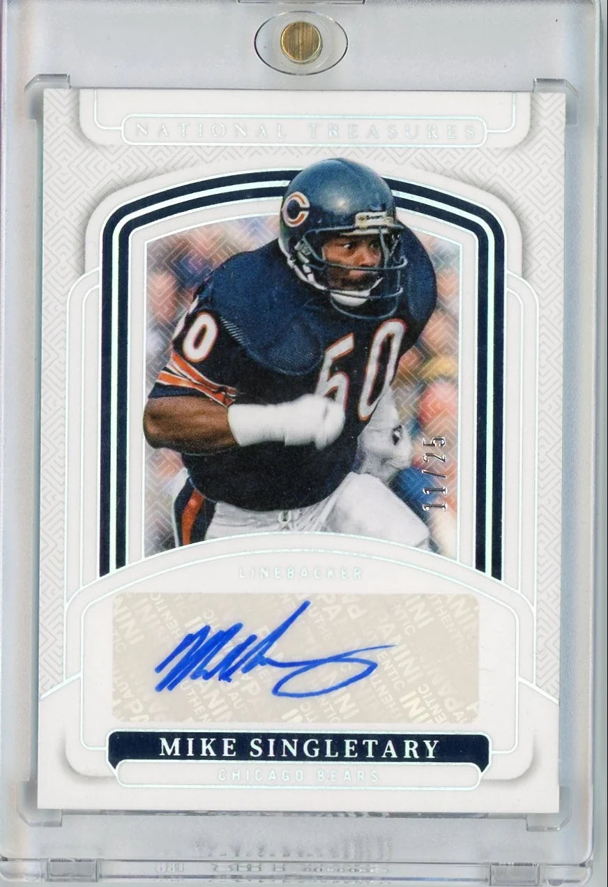 Mike Singletary 2024 Panini National Treasures autograph #'d 11/25