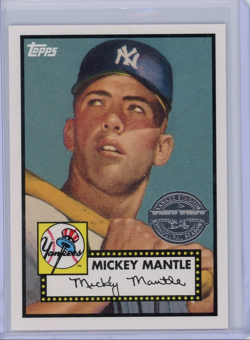 Mickey Mantle 2009 Topps Yankee Stadium Inaugural Season '52 Reprint #MR1