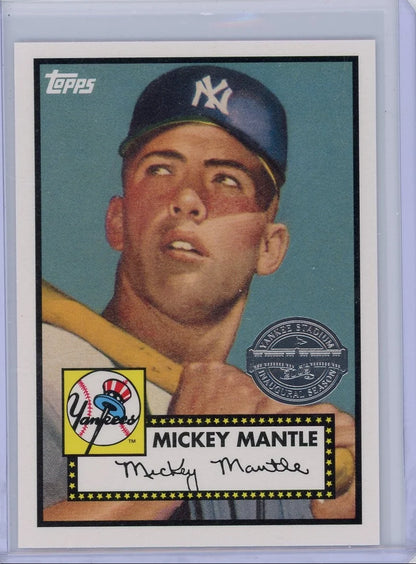 Mickey Mantle 2009 Topps Yankee Stadium Inaugural Season '52 Reprint #MR1