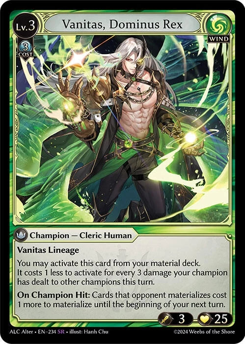 Vanitas, Dominus Rex (234) (Alchemical Revolution Alter Edition) (ALC Alter)