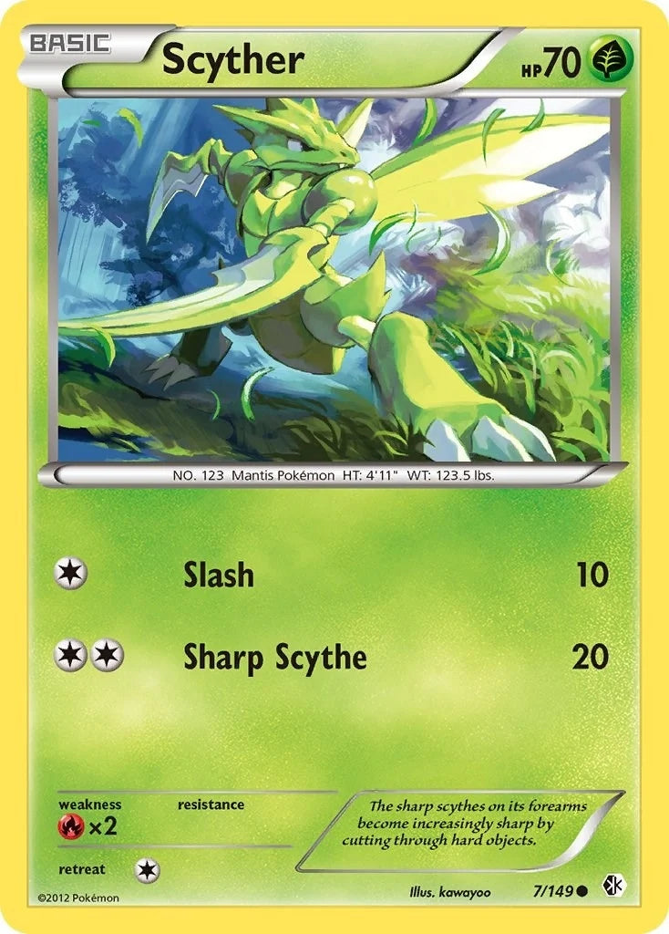 Scyther (7/149) (Boundaries Crossed) (BCR)