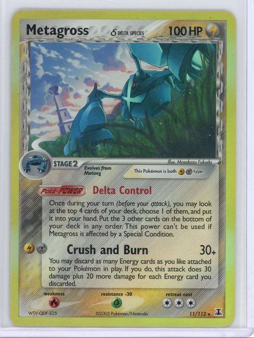 Metagross Pokémon Delta Species Holo #11/113 (MP)