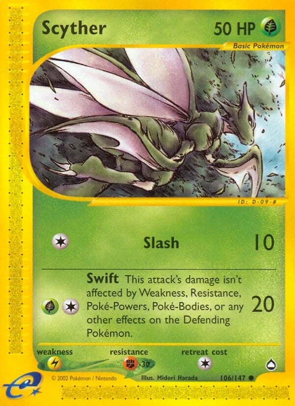 Scyther (106) (106/147) (Aquapolis) (AQ)