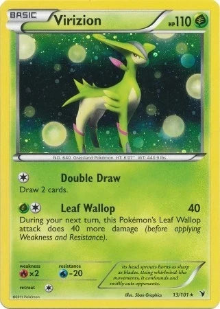 Virizion - 13/101 (Cosmos Holo) (013/101) (Blister Exclusives) (BLE)