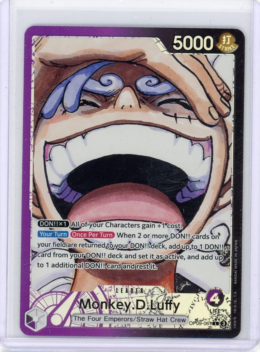 Monkey D. Luffy One Piece Emperors in the New World Alternate Leader (OP09-061)