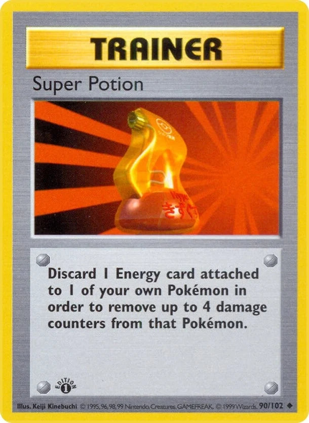 Super Potion (090/102) (Base Set (Shadowless)) (BSS)