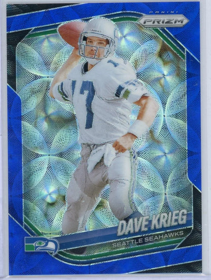 Dave Krieg 2025 Panini Prizm Choice Blue #'d 08/14