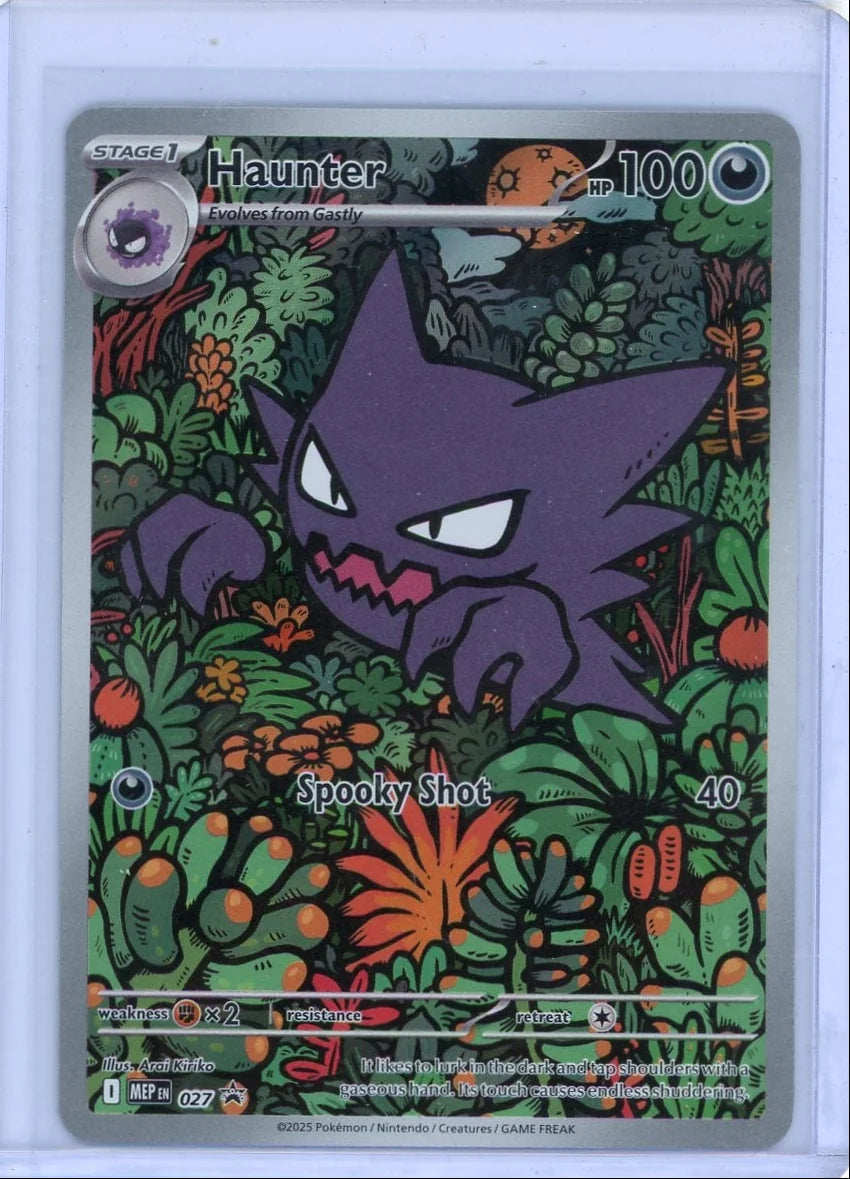 Haunter 2025 Pokemon Mega Evolutions Black Star Promo #027