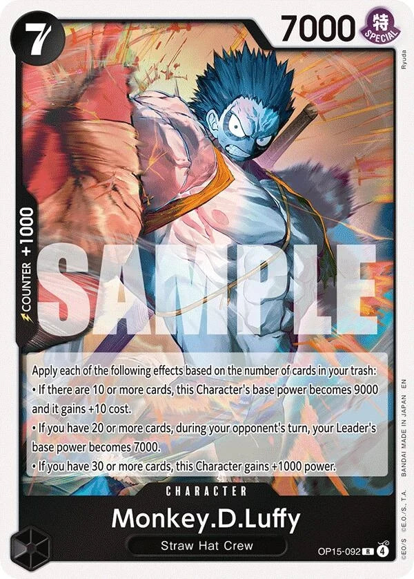Monkey.D.Luffy (OP15-092) (OP15-092) (Adventure on Kami's Island) (OP15-EB04)