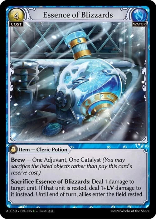 Essence of Blizzards (075) (Alchemical Revolution Starter Decks) (ALCSD)