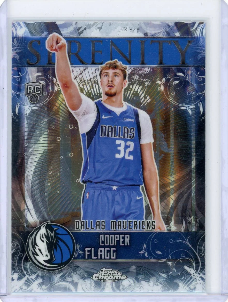 Cooper Flagg 2025-26 Topps Chrome Serenity RC