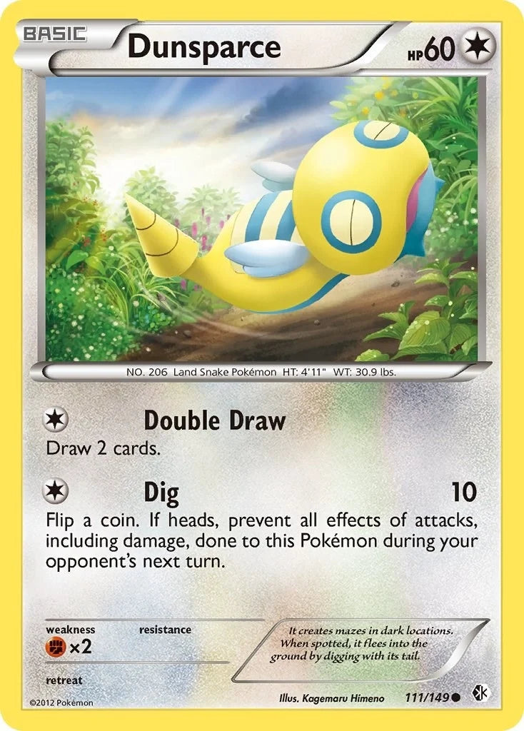 Dunsparce (111/149) (Boundaries Crossed) (BCR)