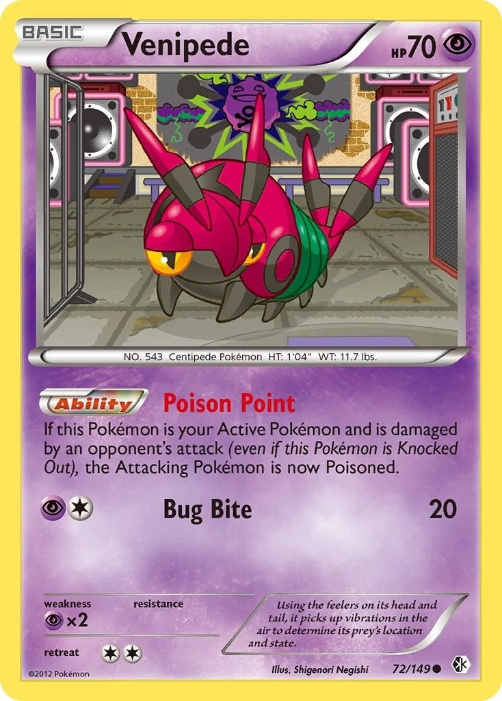 Venipede (72/149) (Boundaries Crossed) (BCR)