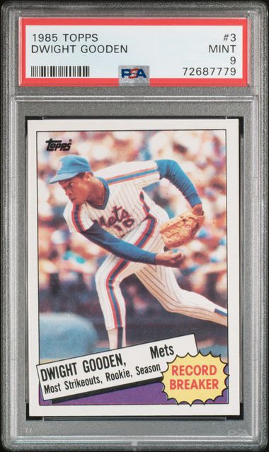 Dwight Gooden 1985 Topps #3 PSA 9