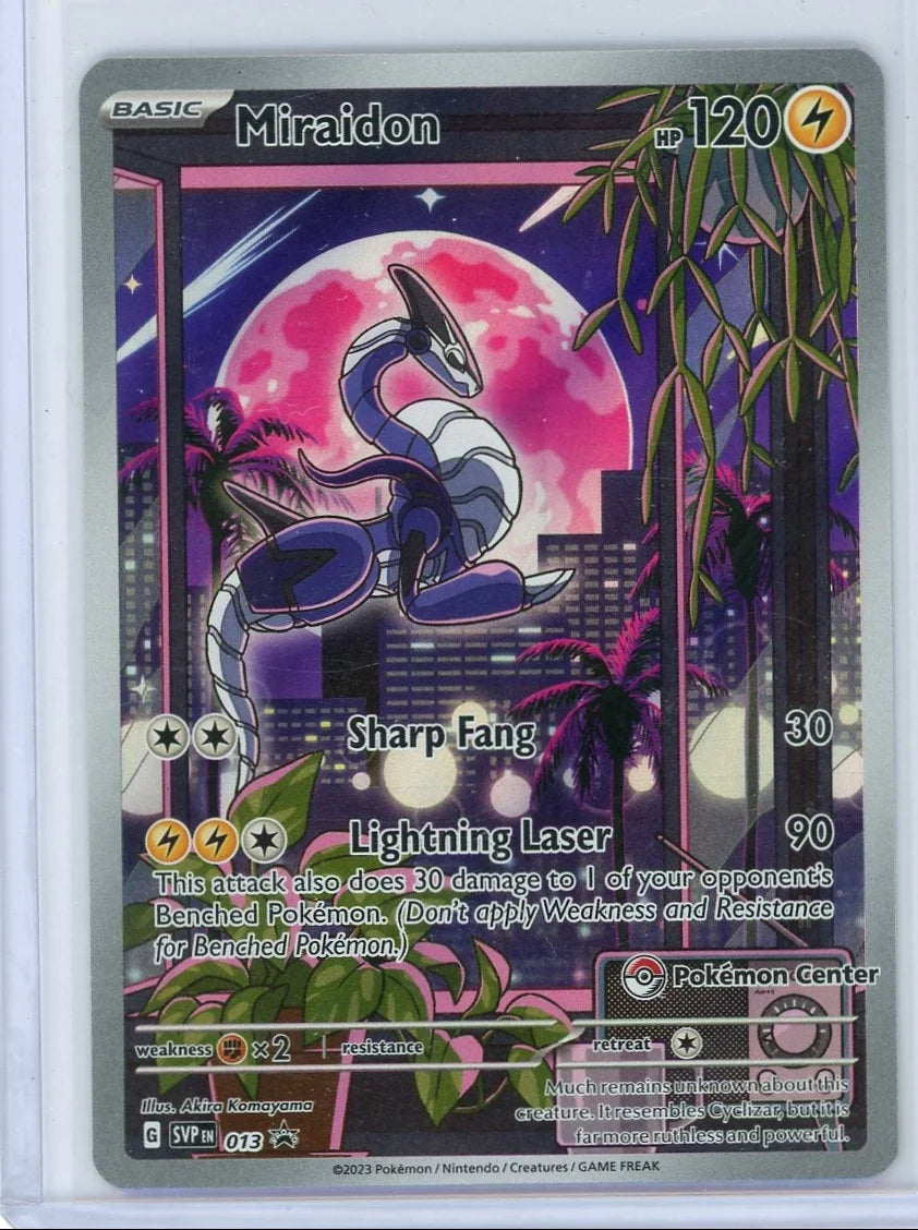 Miraidon Pokémon Black Star Promo Pokémon Center #013