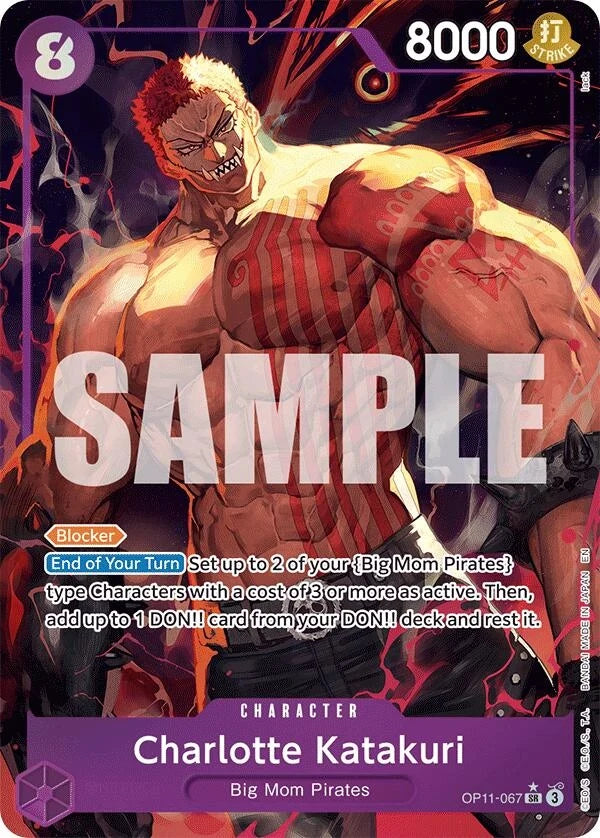 Charlotte Katakuri (067) (Alternate Art) (OP11-067) (A Fist of Divine Speed) (OP11)