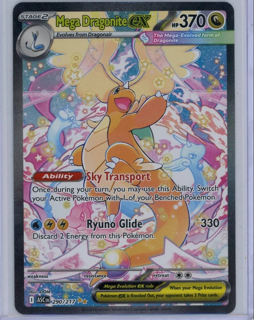 Mega Dragonite ex Pokémon Ascended Heroes SIR #290/217