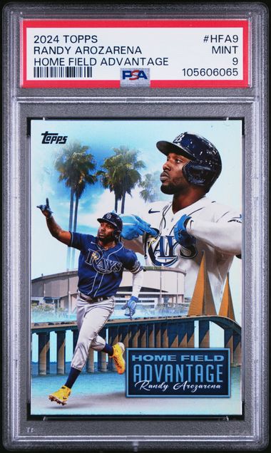 Randy Arozarena 2024 Topps Home Field Advantage PSA 9