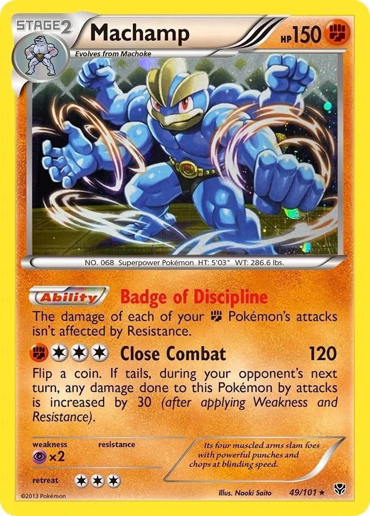Machamp - 49/101 (Cosmos Holo) (049/101) (Blister Exclusives) (BLE)
