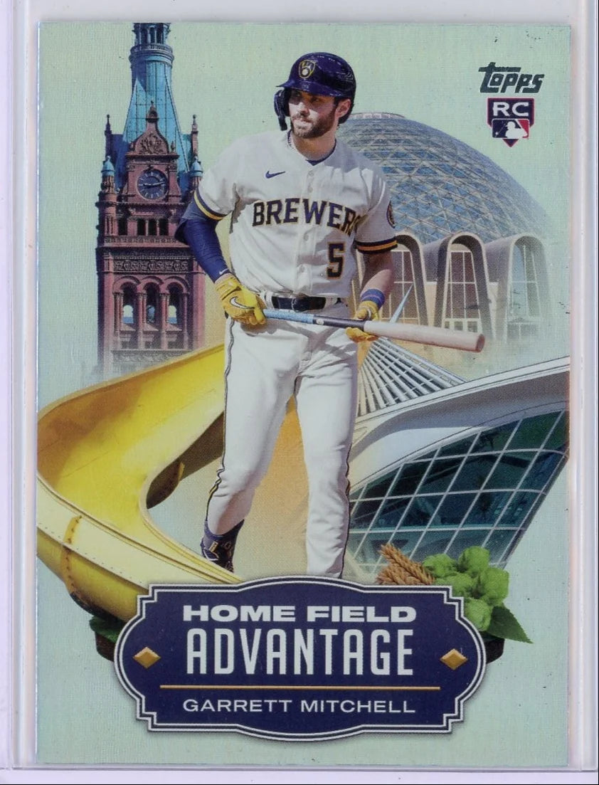 Garrett Mitchell 2023 Topps Update Series Home Field Advantage SSP RC