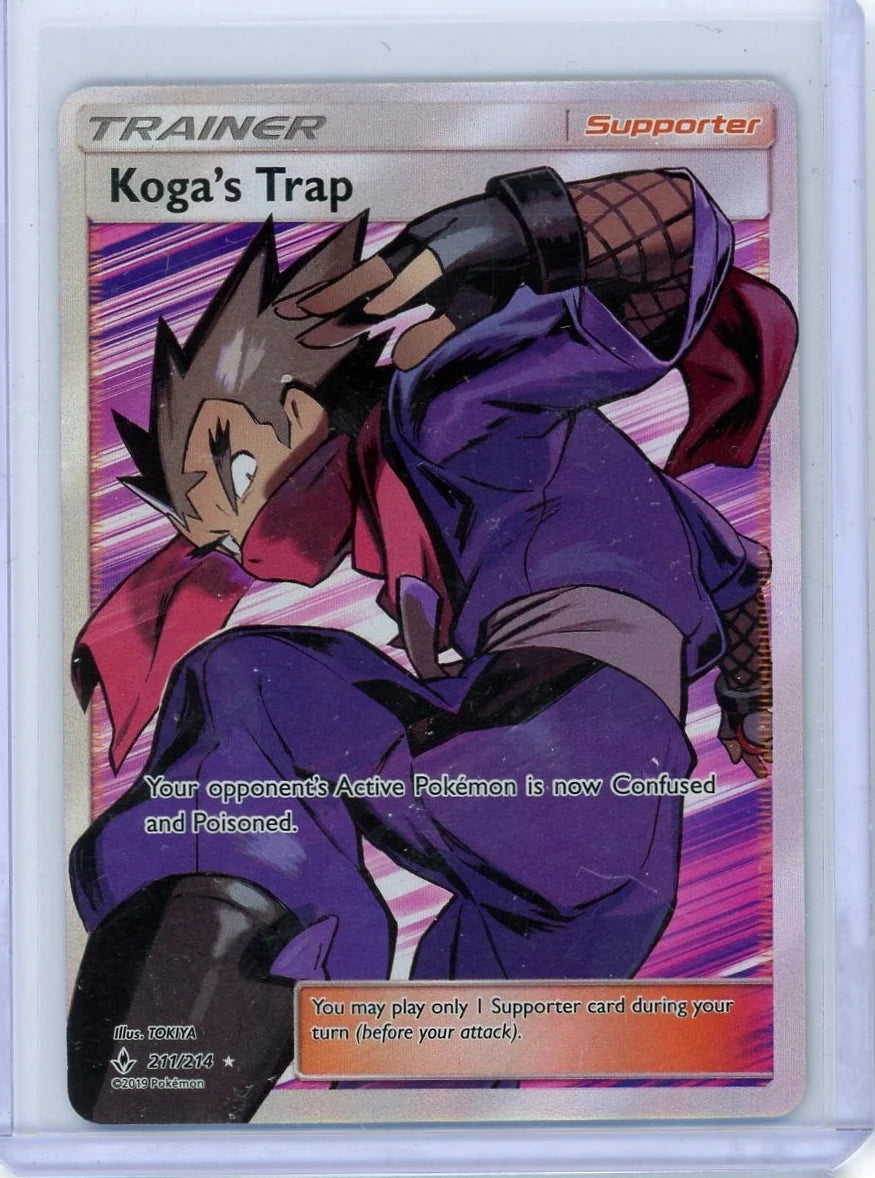 Koga's Trap Pokémon Unbroken Bonds Ultra Rare #211/214