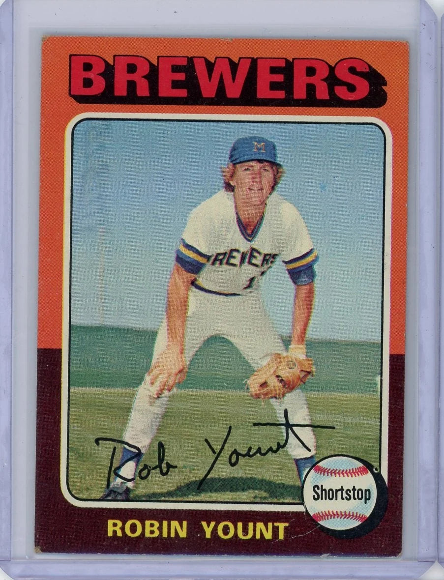 Robin Yount 1975 Topps rookie card #223