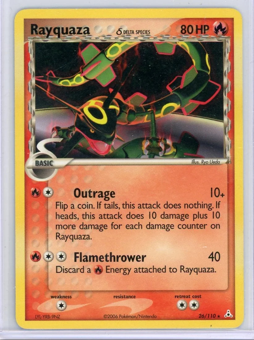 Rayquaza Pokémon Holon Phantoms Delta Species #26/110