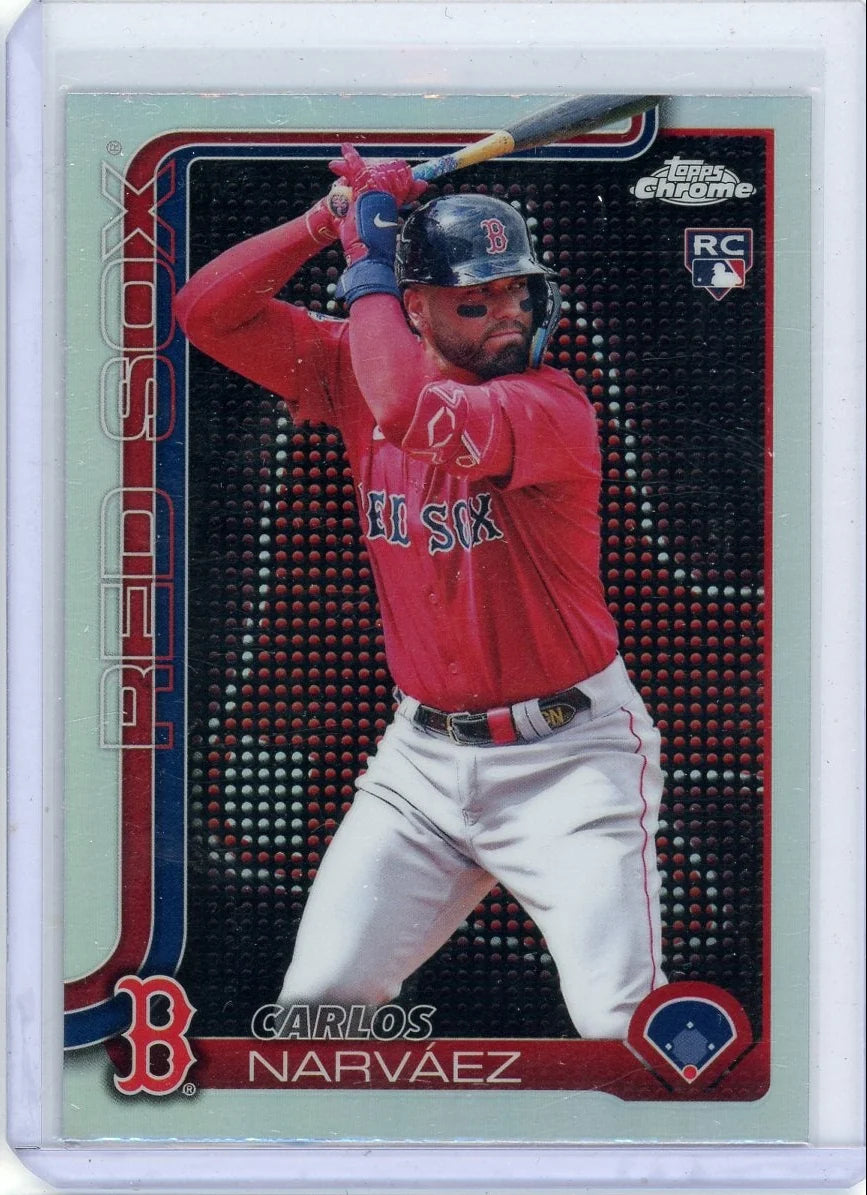 Carlos Narvaez 2025 Topps Chrome Lightboard rookie card