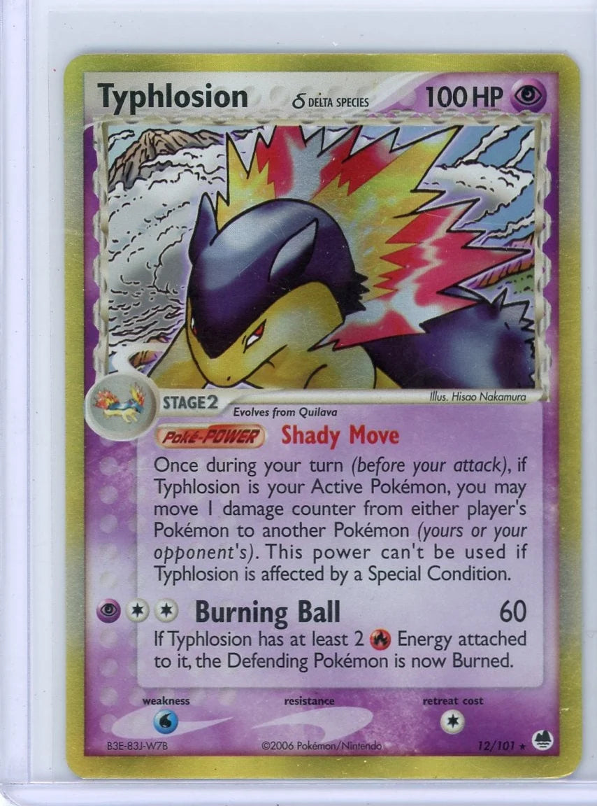 Typhlosion Pokémon Dragon Frontiers Delta Species Holo #12/101