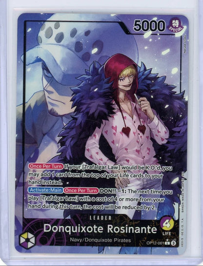 Donquixote Rosinante One Piece OP12-061 Alt Leader