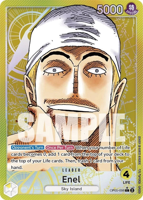 Enel (098) (Alternate Art) (OP05-098) (Awakening of the New Era) (OP05)
