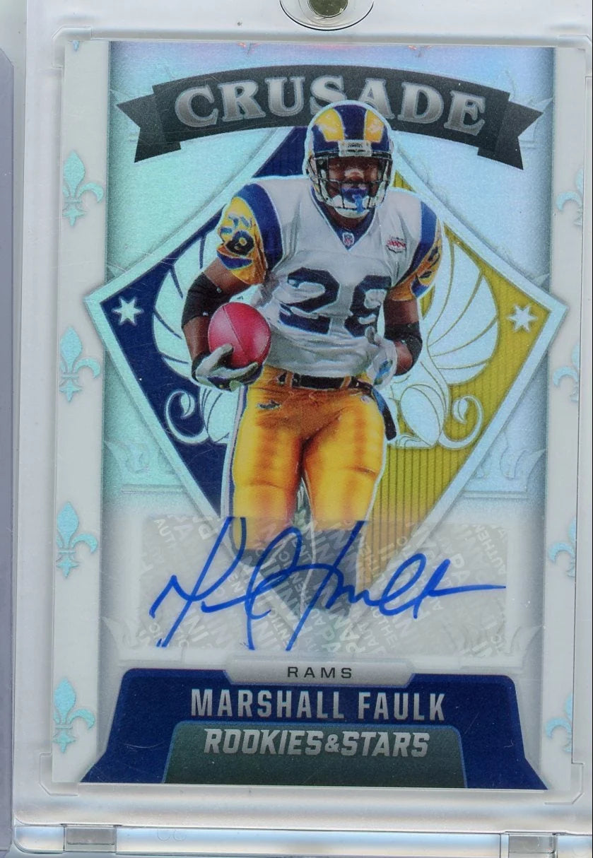 Marshall Faulk 2021 Panini Rookies & Stars Crusade autograph #'d 2/5