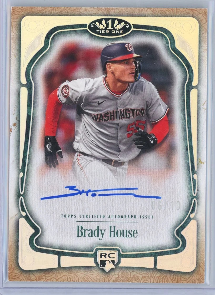 Brady House 2026 Topps Tier One Base Auto #BCA-BH #'d /10