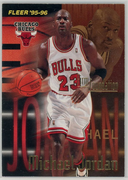 Michael Jordan Fleer '95-'96 Firm Foundation #323
