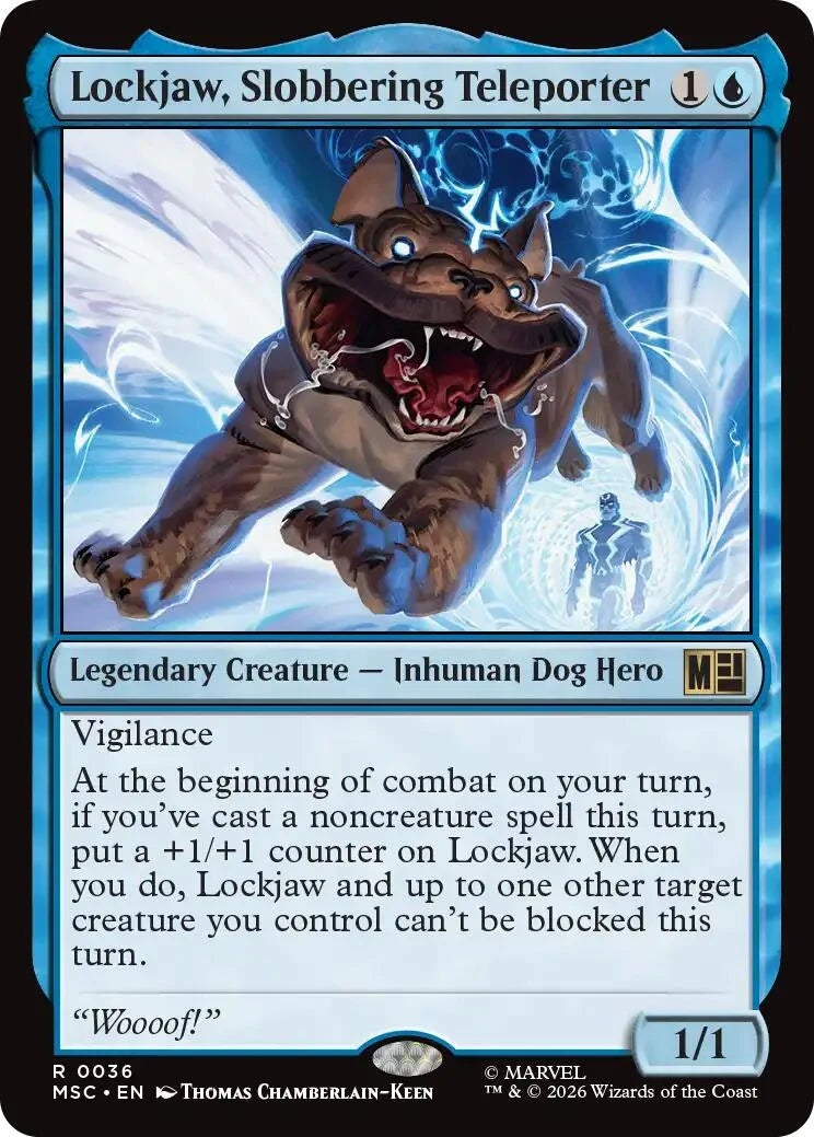 Lockjaw, Slobbering Teleporter (Surge Foil) (36) (Marvel Super Heroes)