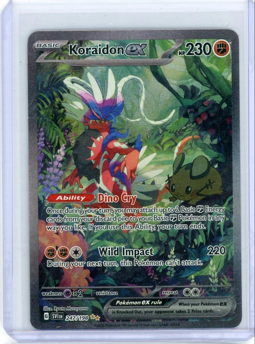 Koraidon ex Pokémon Scarlet & Violet Special Illustration Rare #247/198